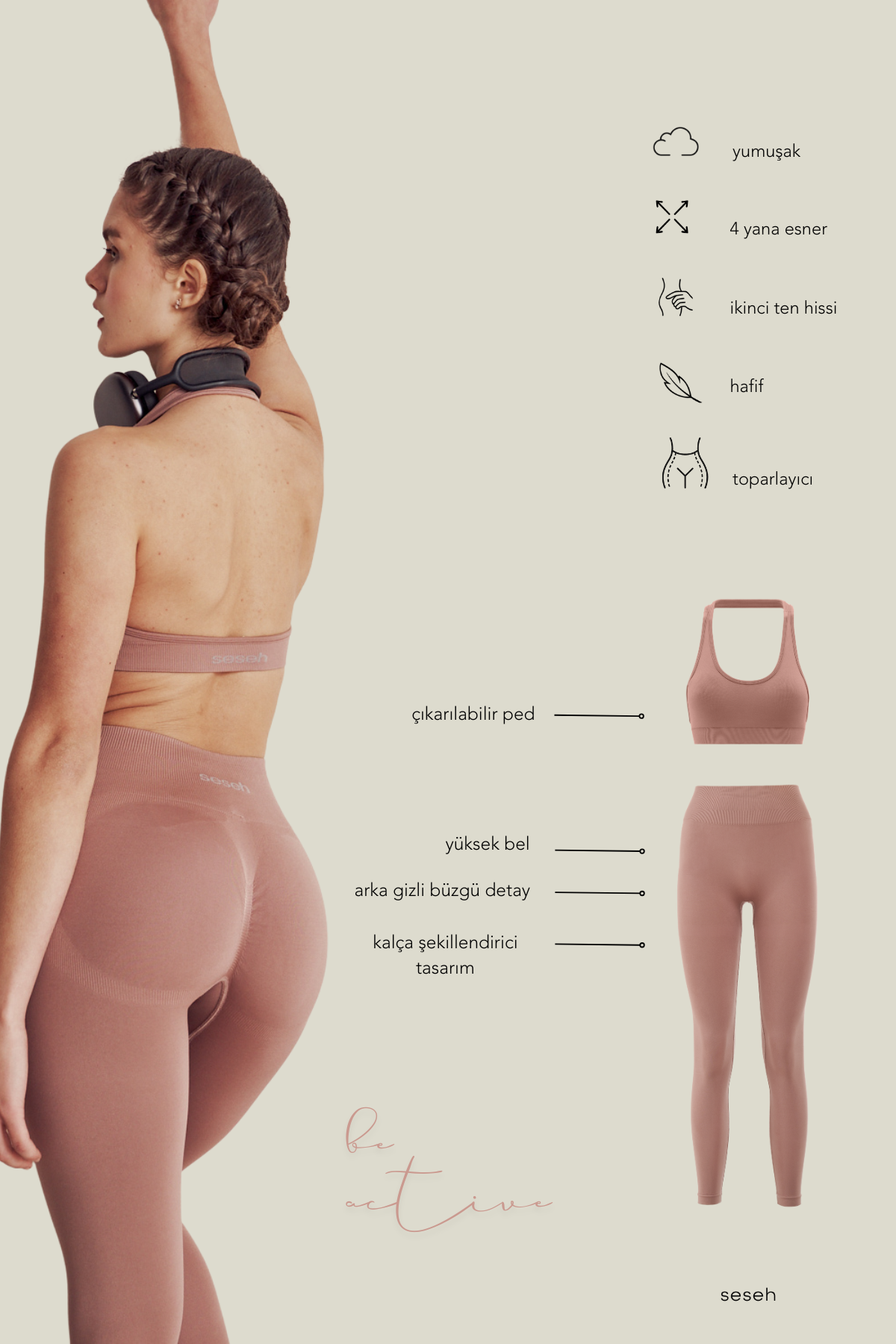 Luna Powder Comfortlux Blunt Bra