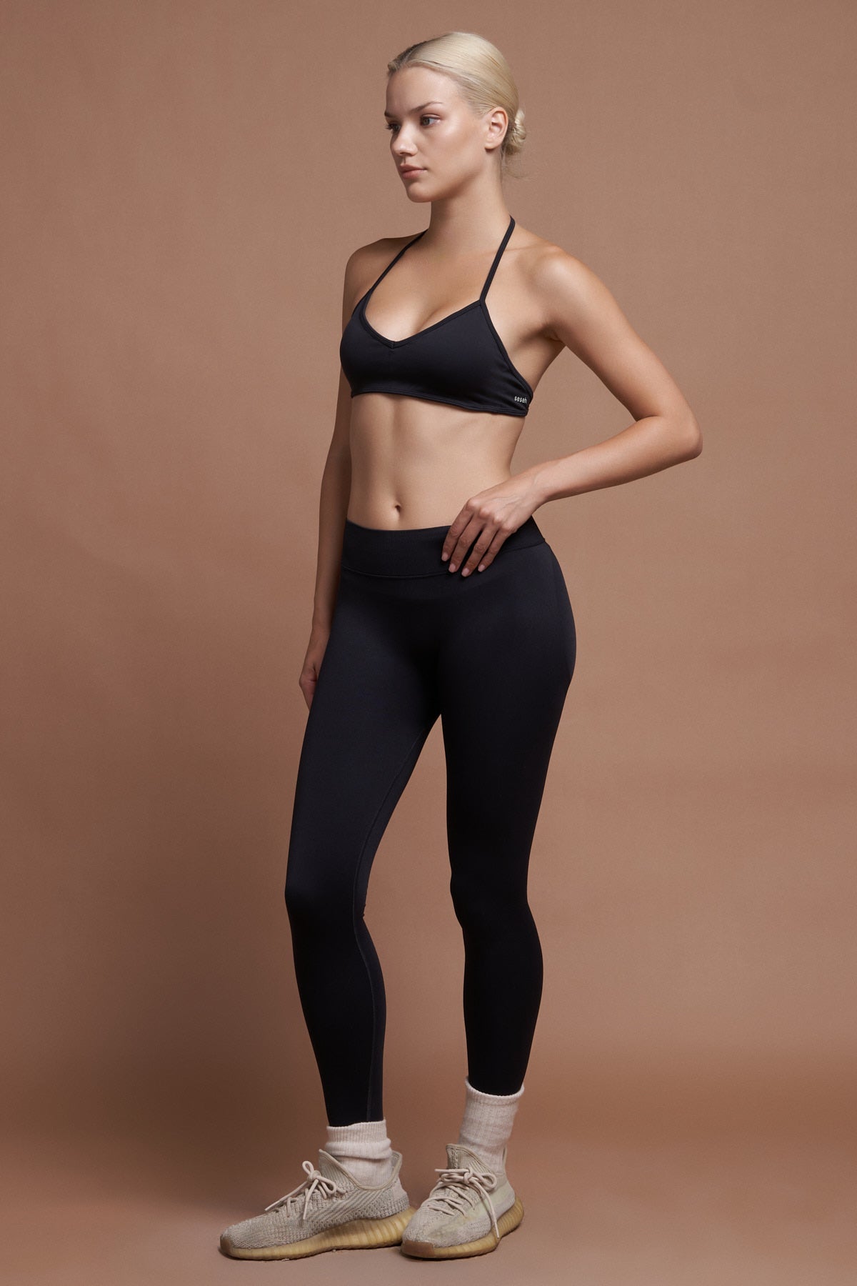 Ferra Siyah Seamless Spor Bra