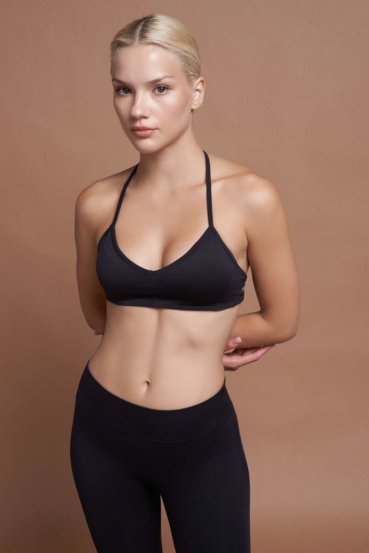 Ferra Siyah Seamless Spor Bra