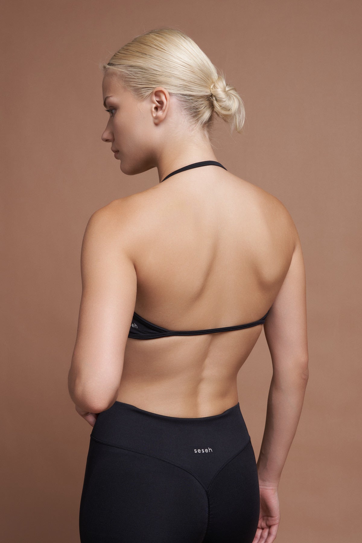 Ferra Siyah Seamless Spor Bra