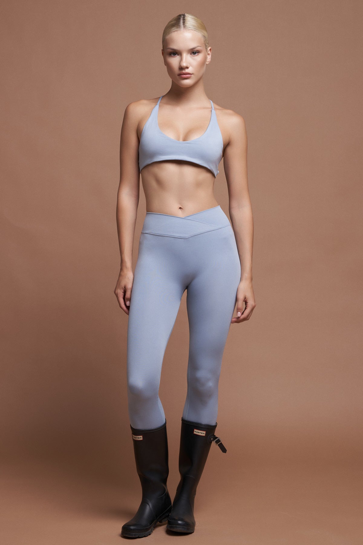 ROSA Dusty Toz Mavisi Seamless Spor Bra