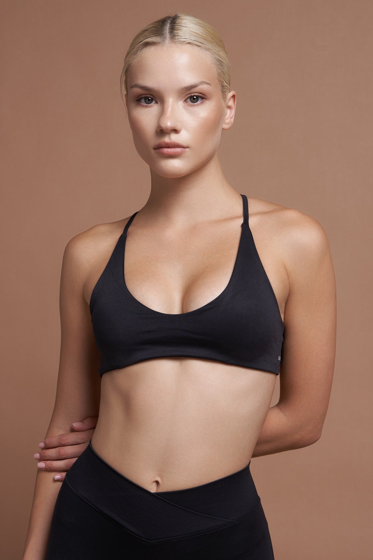 ROSA Siyah Seamless Spor Bra