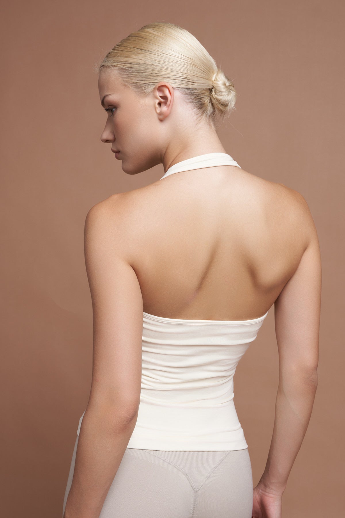 FIORA Beyaz Seamless Tank Top