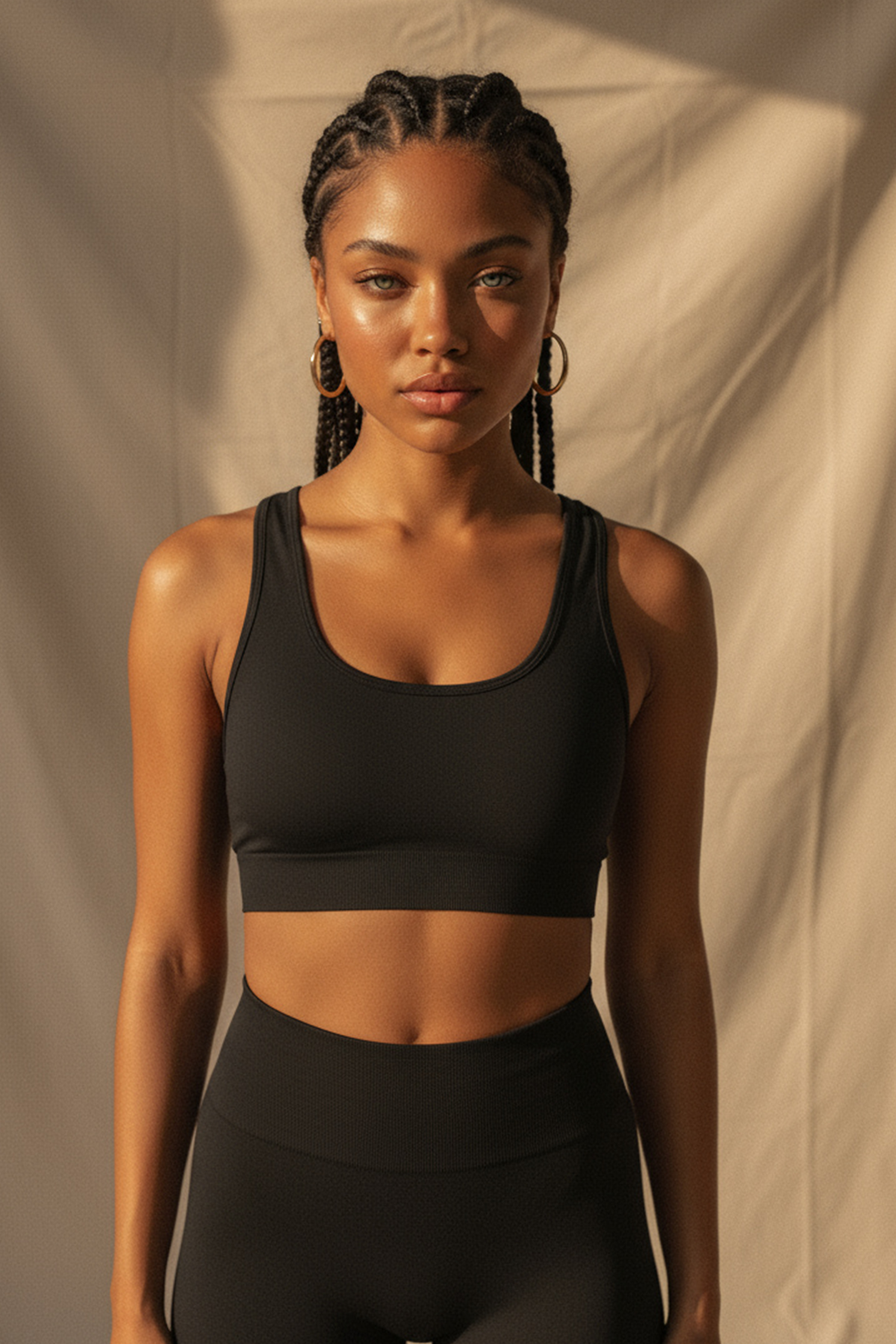 Luna Jet Black Black Comfortlux Butt Bra