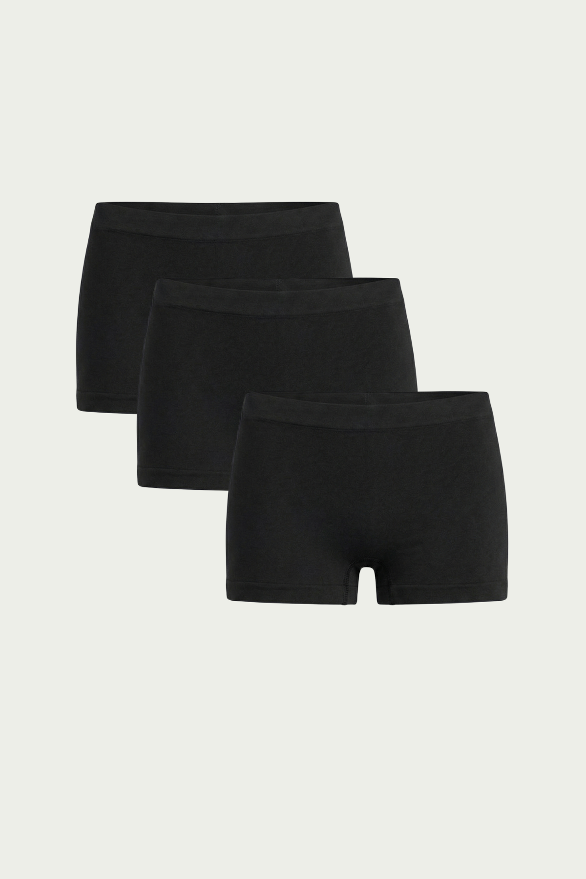 3 Adet Siyah İkinci Ten Hissiyatı Premium Seamless Boyshort