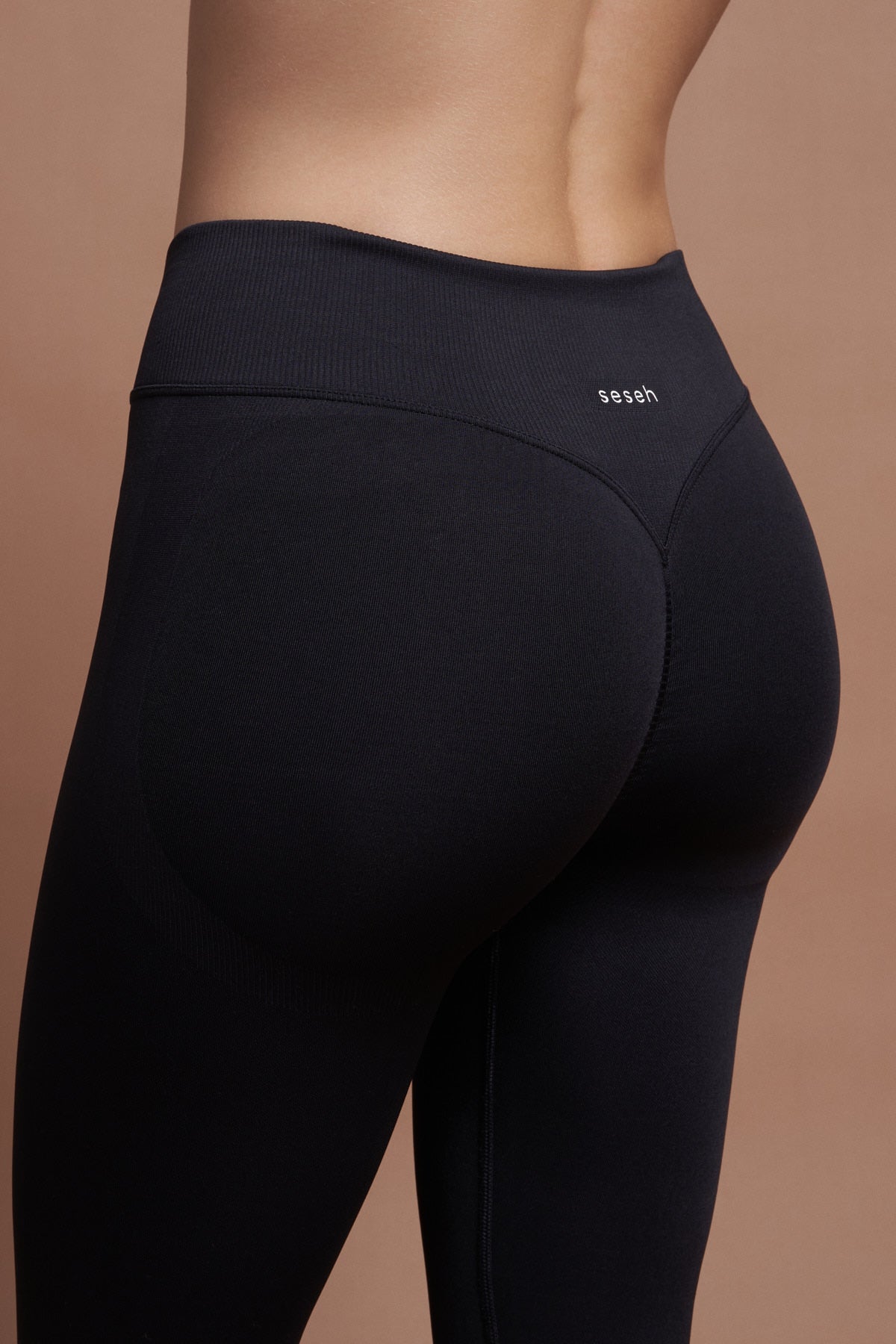 Terra Siyah Seamless Scrunch Toparlayıcı Spor Tayt
