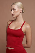 Nova Kırmızı Seamless Tank Top