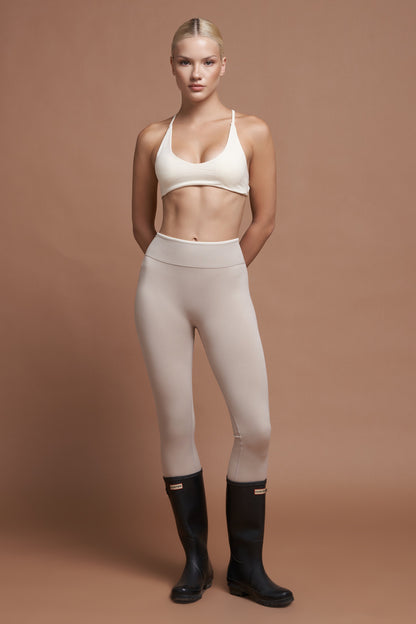 Sierra Gri Çift Renk Seamless Scrunch Toparlayıcı Spor Tayt