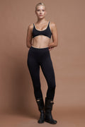 NAIA Siyah Çift Renk Seamless Spor Bra