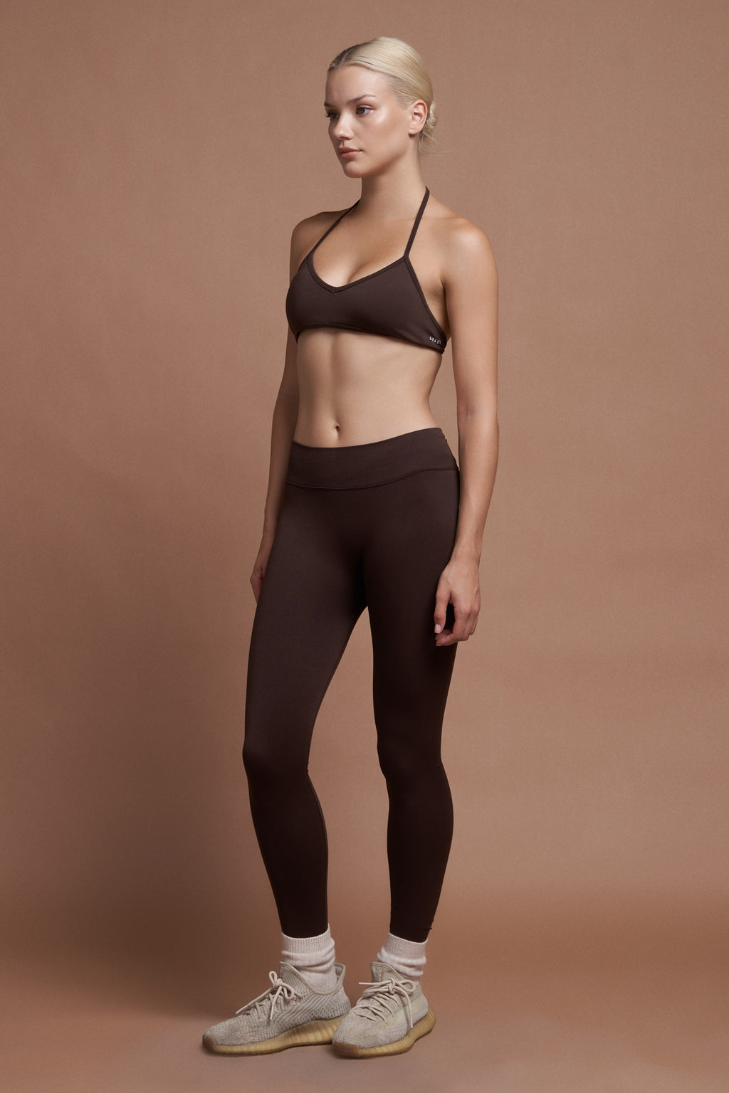 Terra Acı Kahve Seamless Scrunch Toparlayıcı Spor Tayt
