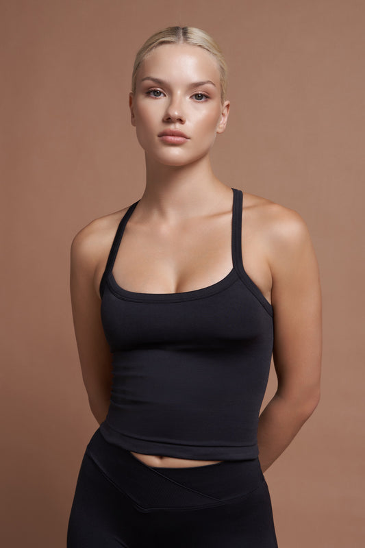 Nova Siyah Seamless Tank Top