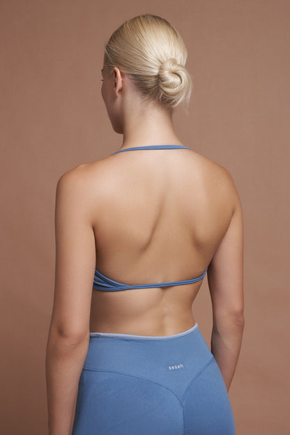 Ferra Mavi Seamless Spor Bra