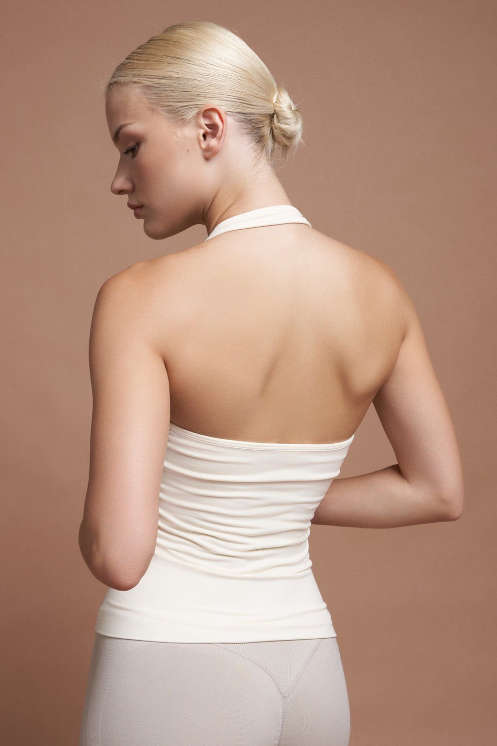 FIORA Beyaz Seamless Tank Top