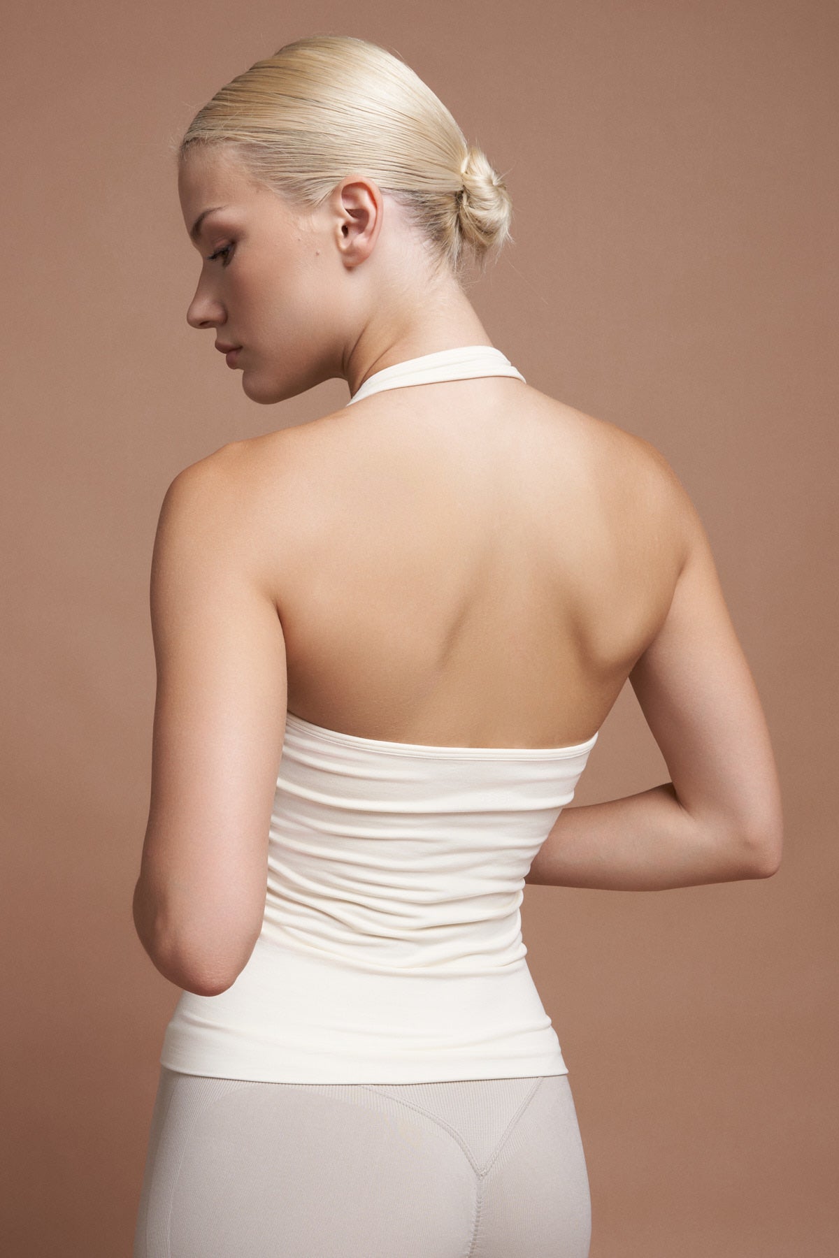 FIORA Beyaz Seamless Tank Top