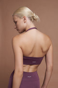 AMARA Plum Mor Seamless Spor Bra