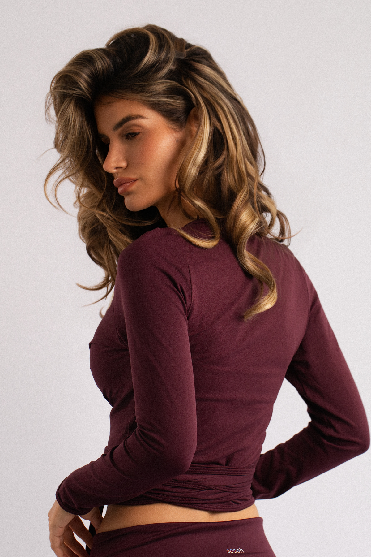 Bağlamalı Bolero Bordo