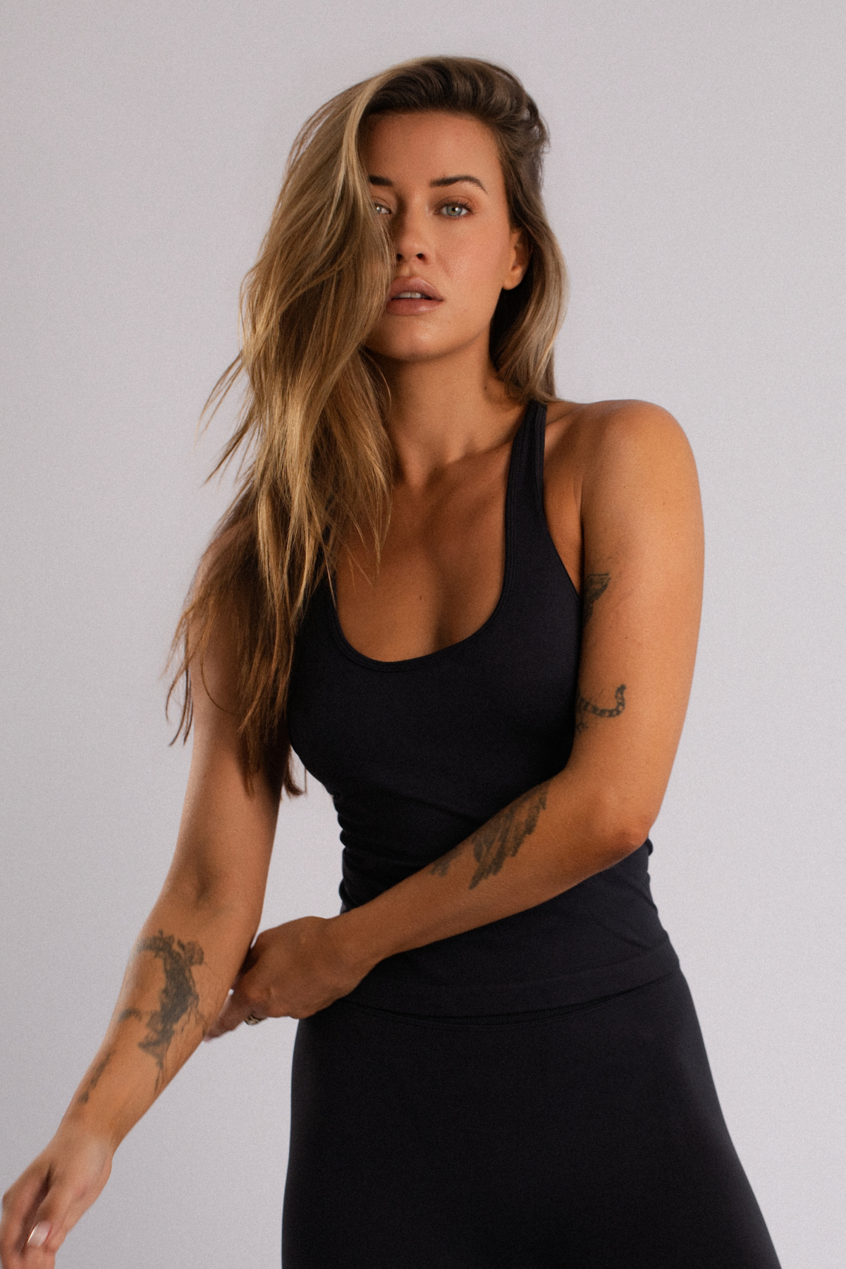 Seseh Racerback Halter Siyah
