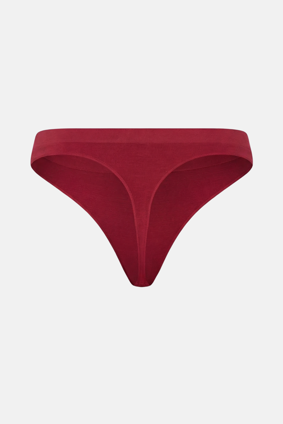 3 Adet Kırmızı Dikişsiz Seamless İkinci Ten Hissi Tanga