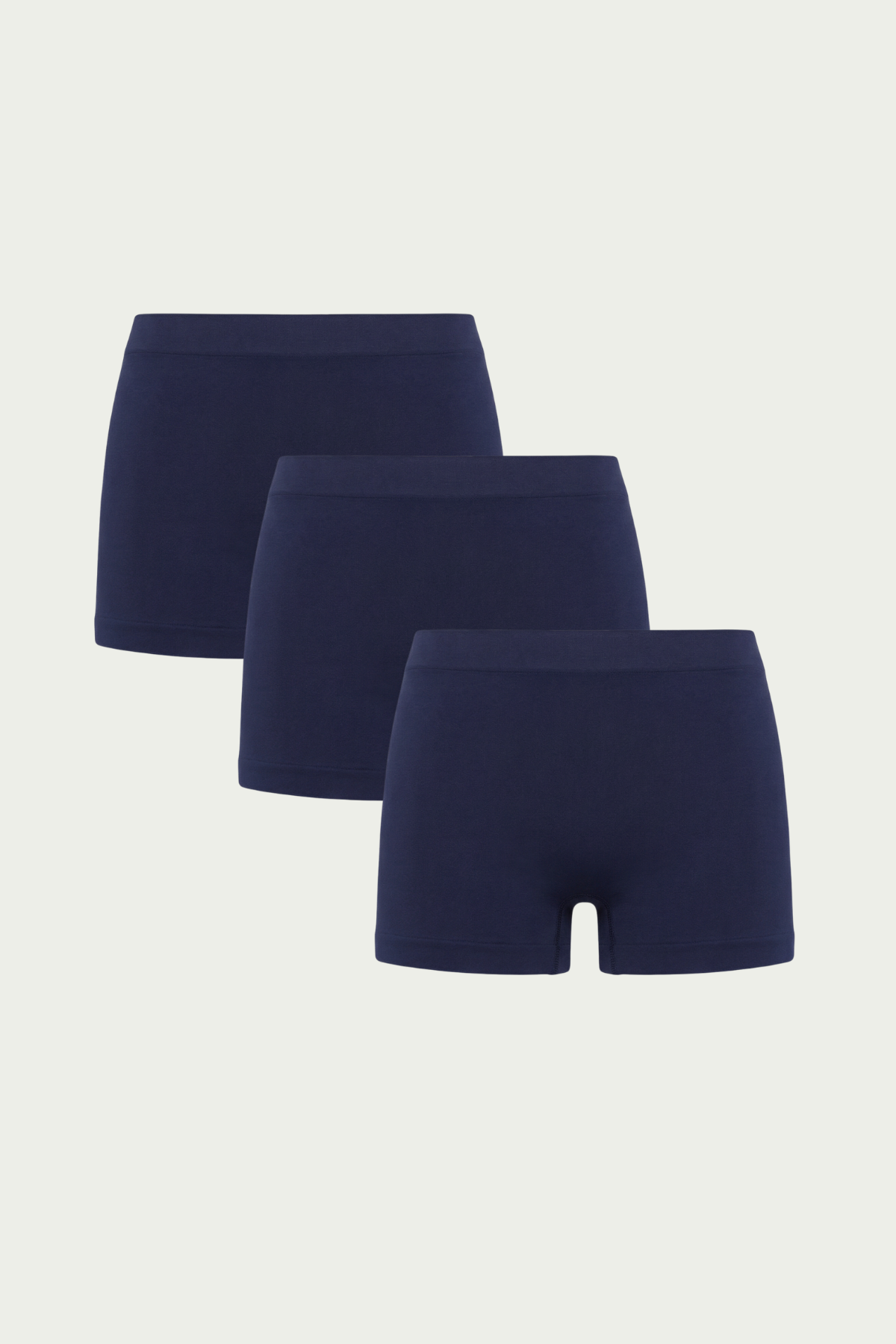 3 Adet Lacivert Dikişsiz İkinci Ten Hissiyatı Seamless Boyshort