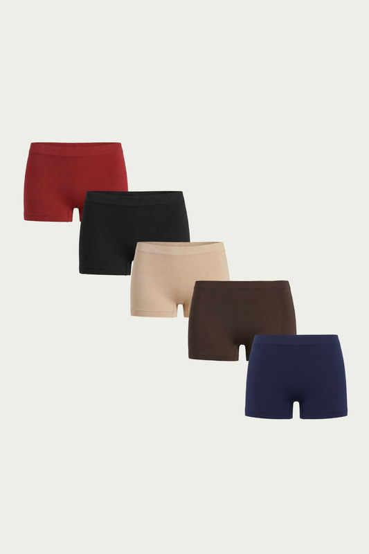 5 Renk Premium İkinci Ten Hissi Boyshort