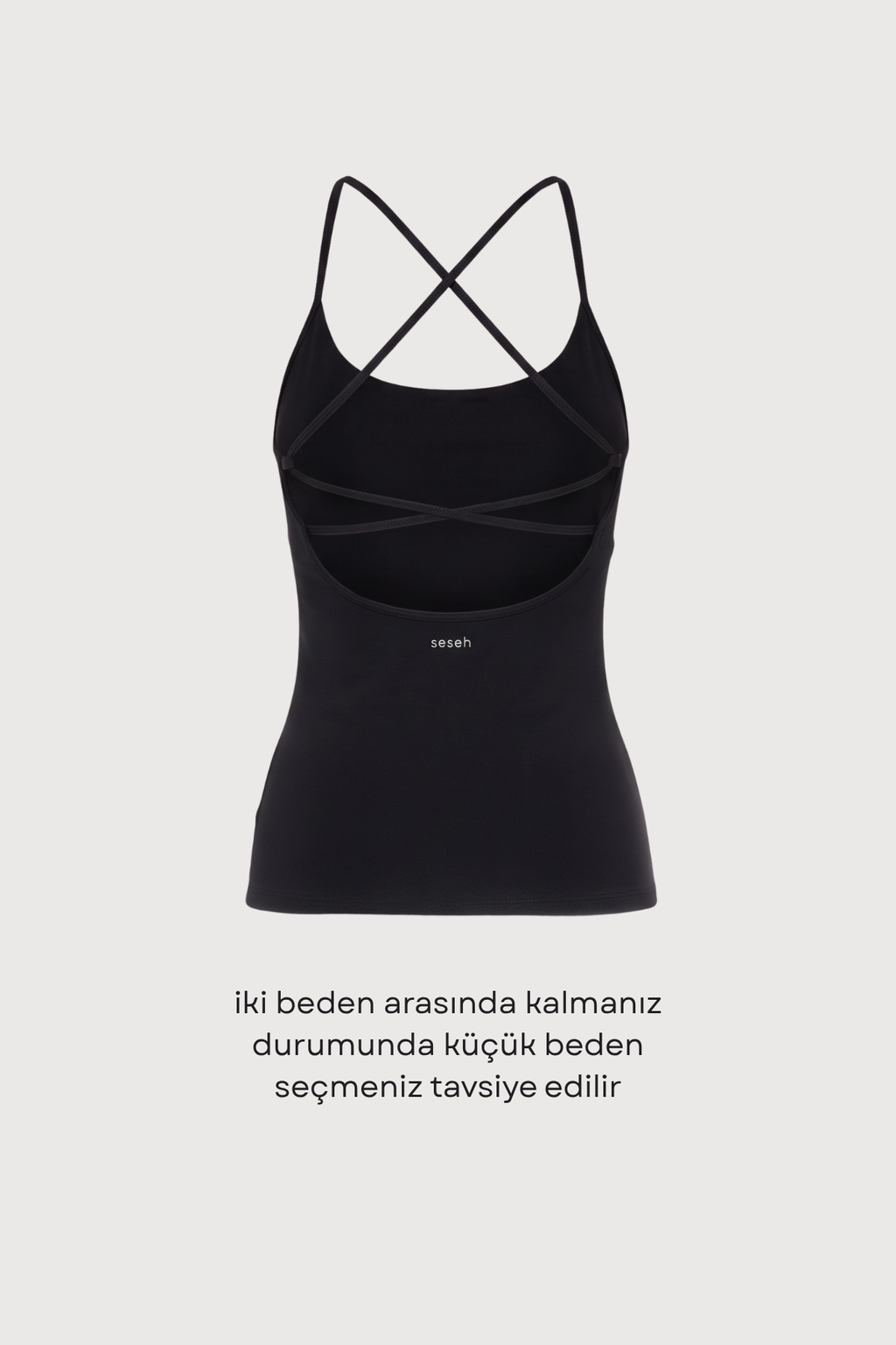 Seseh Kahverengi Crossback Çapraz Askılı Halter