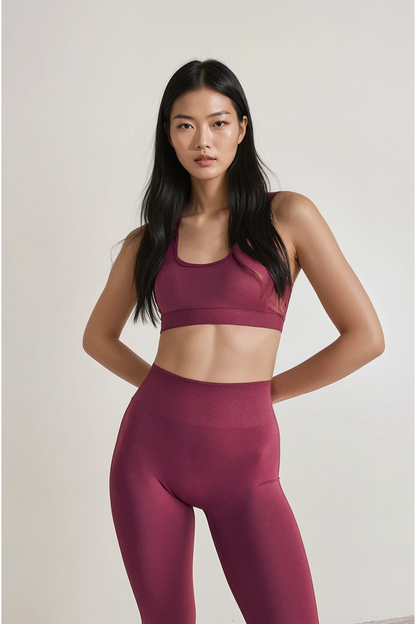 Vita Cherry Seamless Scrunch Recovery Sports Tights